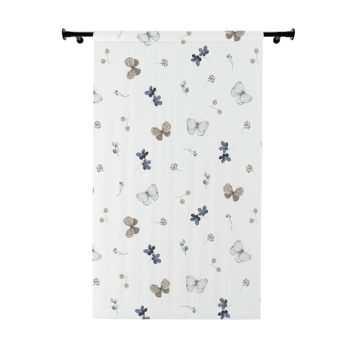 Elite Kids Floral Butterfly Blackout Window Curtains | Customizable Polyester | 50" x 84"