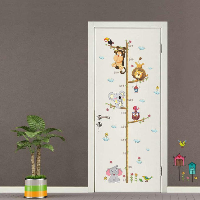 Charming Growth Tracking Wall Decal for Kids - Whimsical Room Decor
