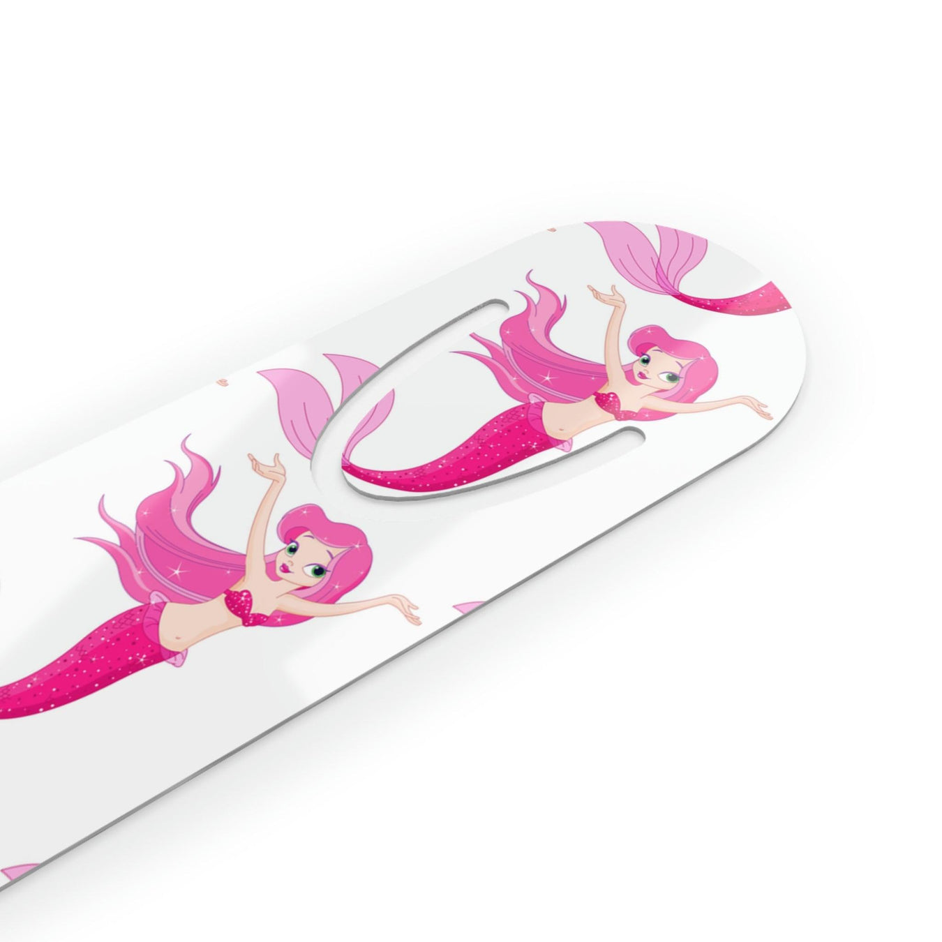 Peekaboo Pink Mermaid Bookmark-Accessories-Printify-One size-White-Très Elite