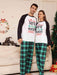 Full Size Graphic Top and Plaid Pants Set Trendsi