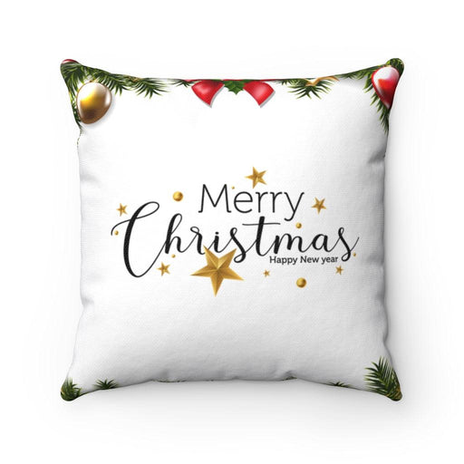 Joyeux Noel Happy Christmas Holiday double-sided print and reversible decorative cushion cover - Très Elite