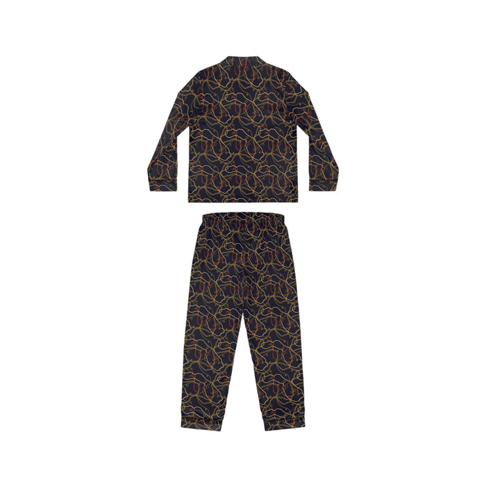 Vero Gold Chain Women's Satin Pajamas