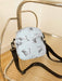 Butterfly Print Mini Shoulder Bag crafted from Polyester