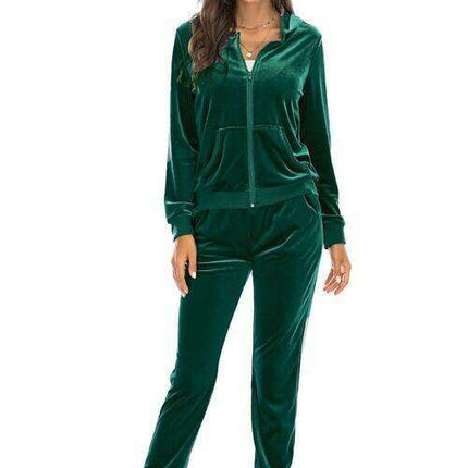 Ribbed Textured Hoodie and Jogger Set