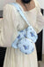 Butterfly Print Shoulder Bag and Matching Purse Bundle for Everyday Elegance