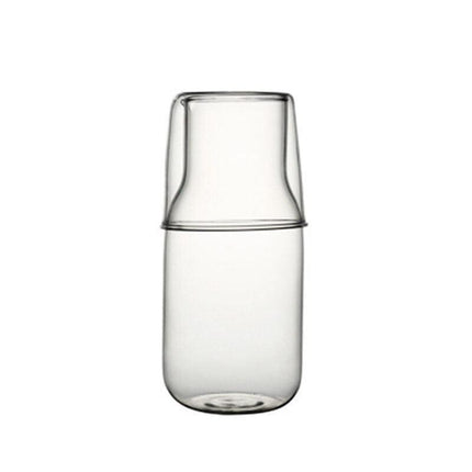 Elegant Mini Glass Water Bottle: Stylish Hydration for On-the-Go