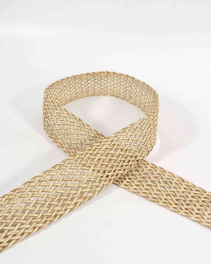 Asymmetrical Clasp Woven Waist Belt for Effortless Chic Style