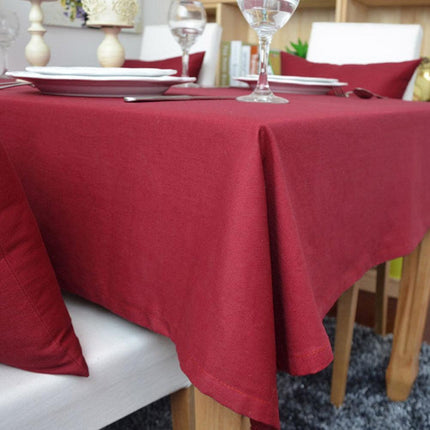 Chic Cotton Linen Dining Tablecloth for an Elegant Table Setting