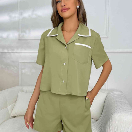 Cozy Chic Lounge Set with Matching Shorts