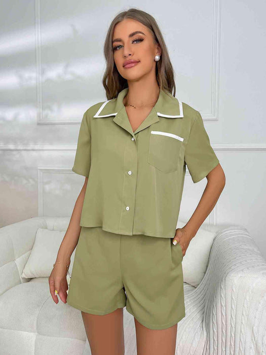 Ultimate Comfort Lounge Wear Set with Coordinating Shorts