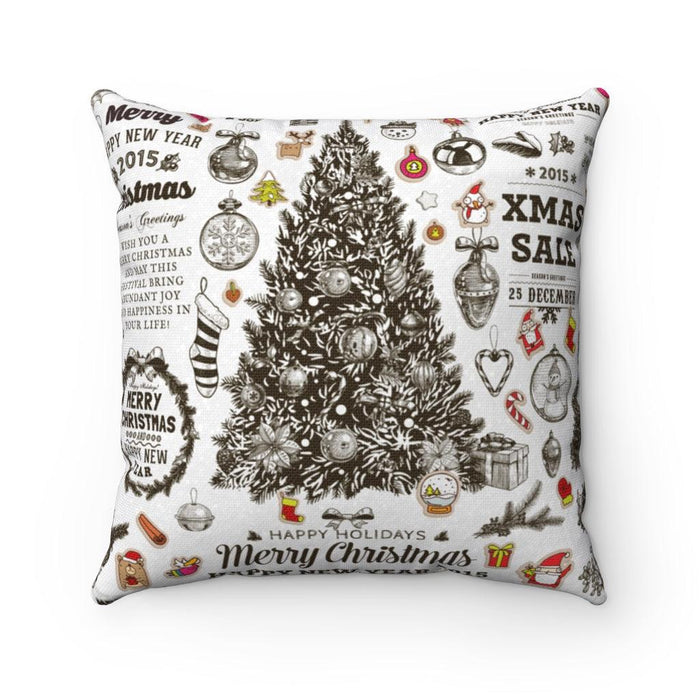 Elegant Holiday Reversible Decorative Cushion Cover by Maison d'Elite