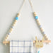 Enchanting Nordic Wooden Wall Hook for Playful Kids' Room Decor
