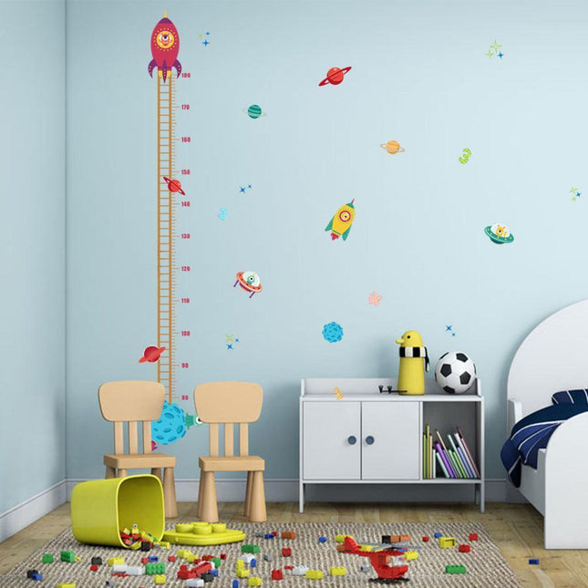 Charming Growth Tracking Wall Decal for Kids - Whimsical Room Decor