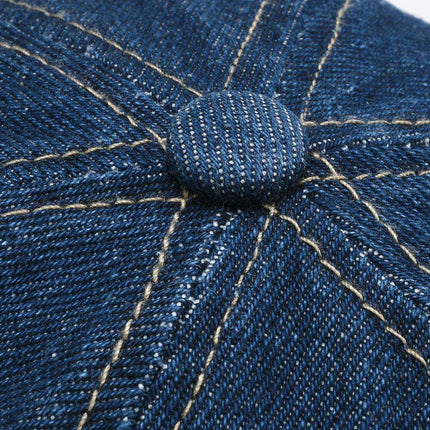 Vintage-Inspired Distressed Cotton Cap with Customizable Fit for Effortless Style