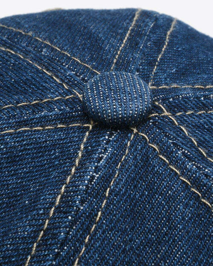 Vintage-Inspired Distressed Cotton Cap with Customizable Fit for Effortless Style