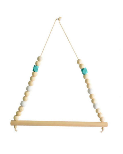 Enchanting Nordic Wooden Wall Hook for Playful Kids' Room Decor