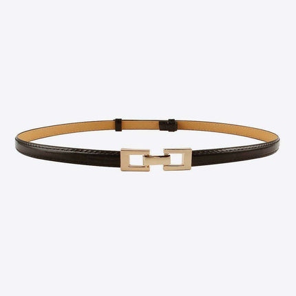 Chic Adjustable Waist Belt Made from Premium PU and Zinc Alloy