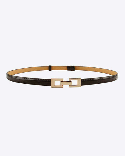 Chic Adjustable Waist Belt Made from Premium PU and Zinc Alloy