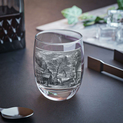 Customizable 6oz Whiskey Glass Set - Elegant Personalized Barware with Free Engraving Options