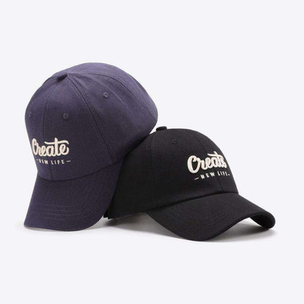 Customizable Cotton Baseball Cap: Trendy Sun Protection with Adjustable Fit