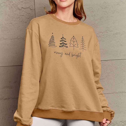 Festive Spirit Cotton Blend Sweatshirt