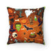 Haloween Double-sided Print and Reversible Decorative Cushion Cover