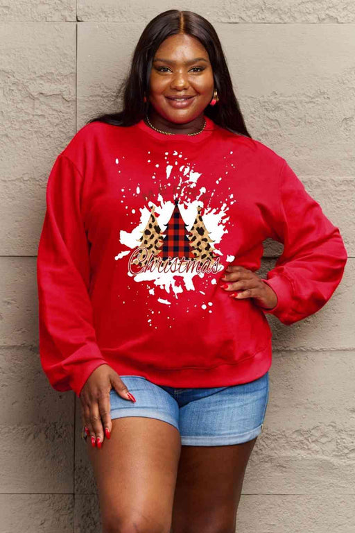 Cozy Christmas Love Graphic Full Sleeve Sweatshirt