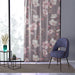 Customizable Floral Polyester Window Curtains by Maison d'Elite