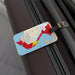 Elite Maison d'Acrylic Luggage Tag Set with Adjustable Leather Strap