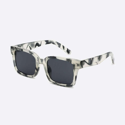 Chic Square UV400 Protective Sunglasses with Durable Polycarbonate Frame
