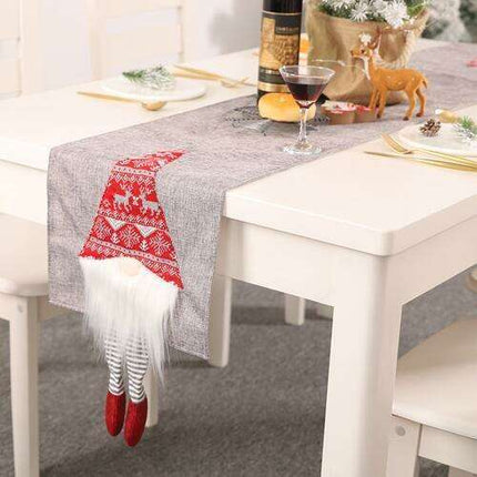 Holiday Cheer Elegant Christmas Table Runner - Festive Dining Accent