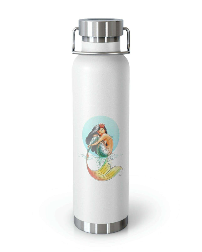 Mermaid Magic Copper Insulated Water Bottle - 22oz