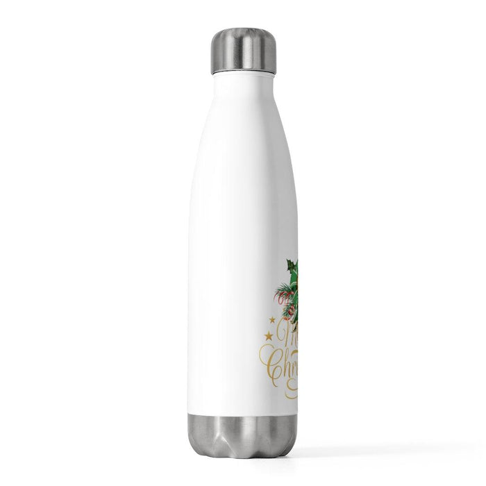 Festive Holiday 20oz Copper-Infused Travel Water Bottle