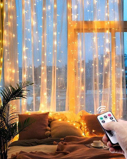 Enchanting USB LED Fairy Lights with Remote Control - Silver Wire Decorative Lighting