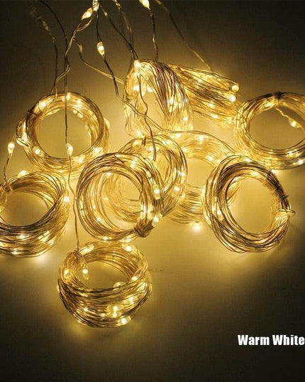 Enchanting USB LED Fairy Lights with Remote Control - Silver Wire Decorative Lighting