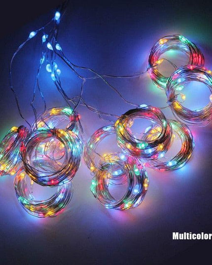Enchanting USB LED Fairy Lights with Remote Control - Silver Wire Decorative Lighting