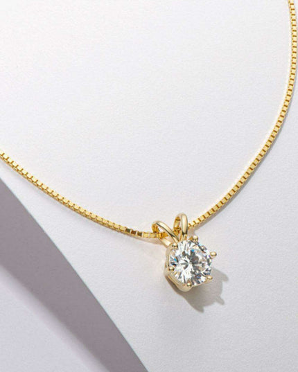 Timeless Elegance: 925 Sterling Silver Necklace with a Lab Grown Diamond