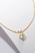 Luxurious 925 Sterling Silver Necklace with Lab Grown Diamond - Modern Elegance