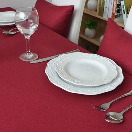 Chic Cotton Linen Dining Tablecloth for an Elegant Table Setting