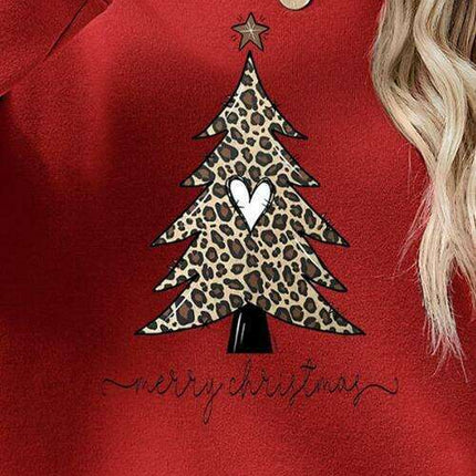 Cozy Christmas Tree Long Sleeve Pullover - Festive Winter Sweater