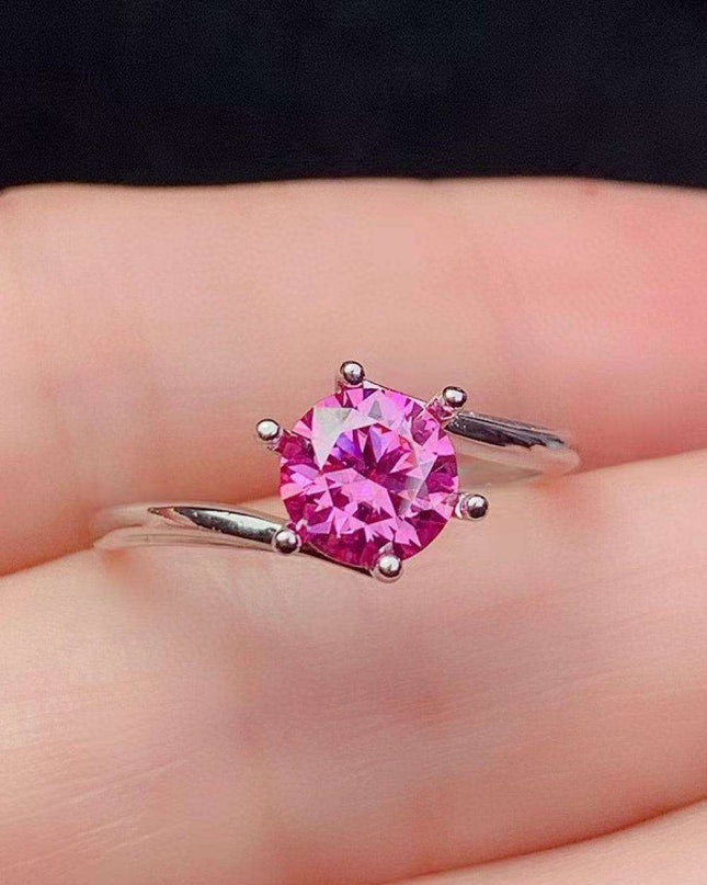 Radiant Lab-Diamond Elegance Ring: A Stunning Showcase of Luxury