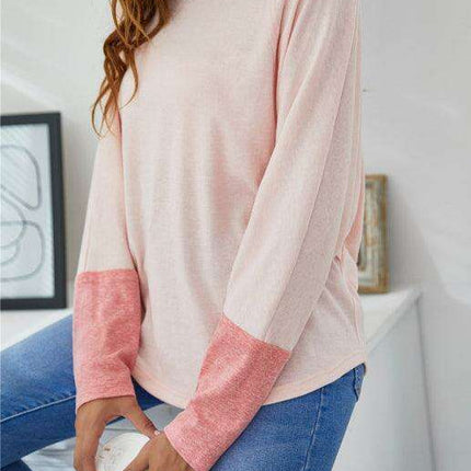 Elegant Batwing Sleeve Cotton Tunic for Women - Stylish Loose Fit Top for Spring-Summer