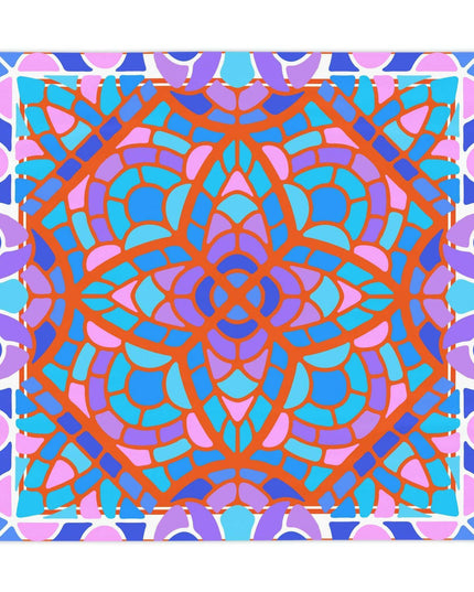 Luxurious Mosaic Square Table Cover - Elite House's Dining Elegance Upgrade - 55.1 x 55.1 (140cm x 140cm)