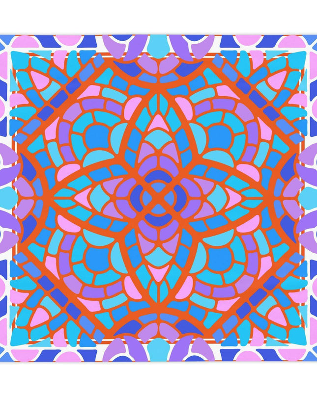 Luxurious Mosaic Square Table Cover - Elite House's Dining Elegance Upgrade - 55.1 x 55.1 (140cm x 140cm)