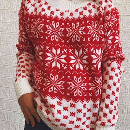 Winter Wonderland Long Sleeve Knit Sweater
