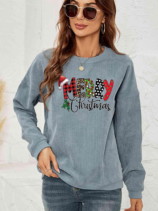 MERRY CHRISTMAS Festive Graphic Pullover