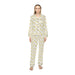 Luxurious Custom Design Satin Pajamas for Pet Loving Women