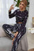 Chic Tie-Dye Cozy Lounge Set with Round Neck Top and Joggers