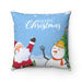 Joyeux Noel double-sided print and reversible decorative cushion cover