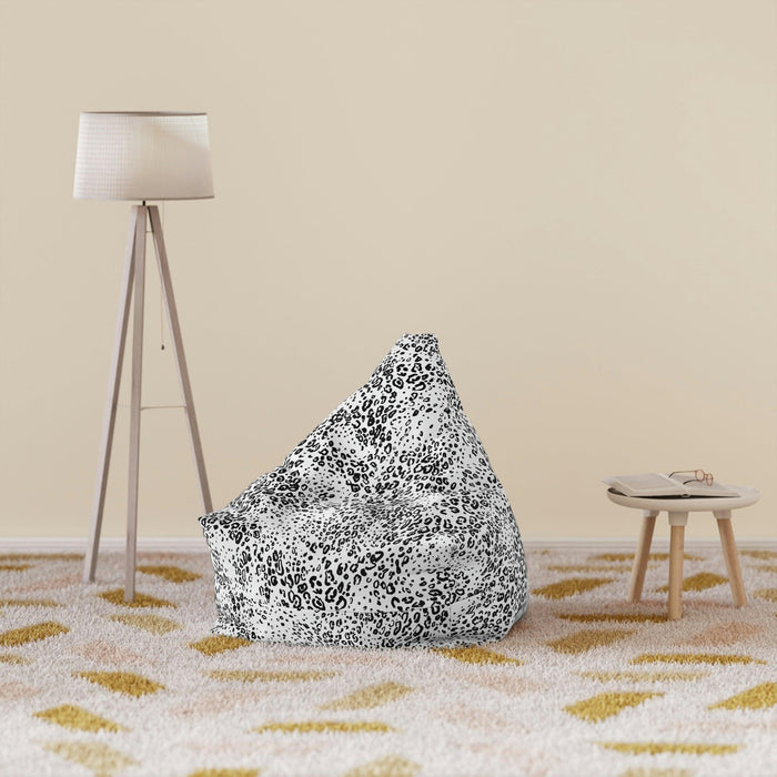 Customizable Leopard Print Bean Bag Chair Cover - Ultimate Comfort and Style